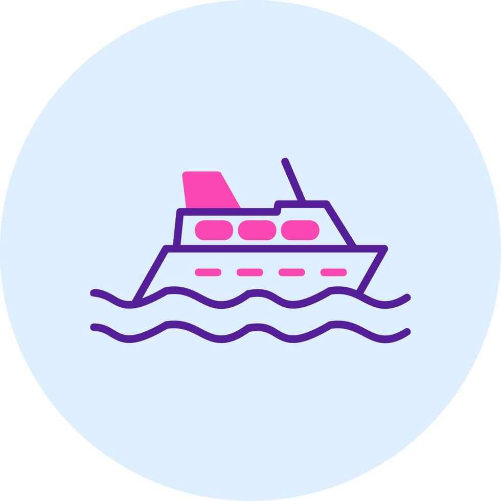 icono de vector de crucero