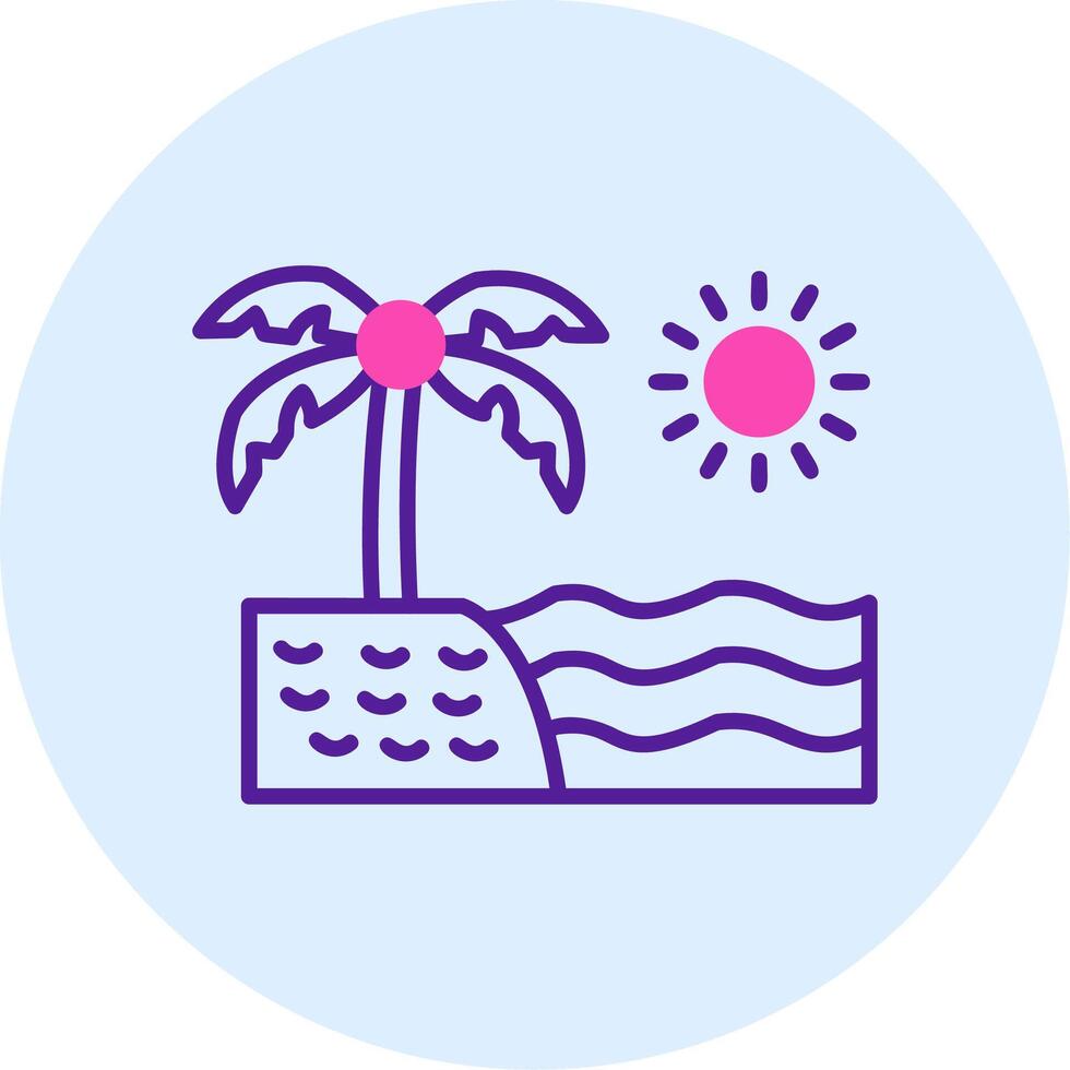 Beach Vector Icon
