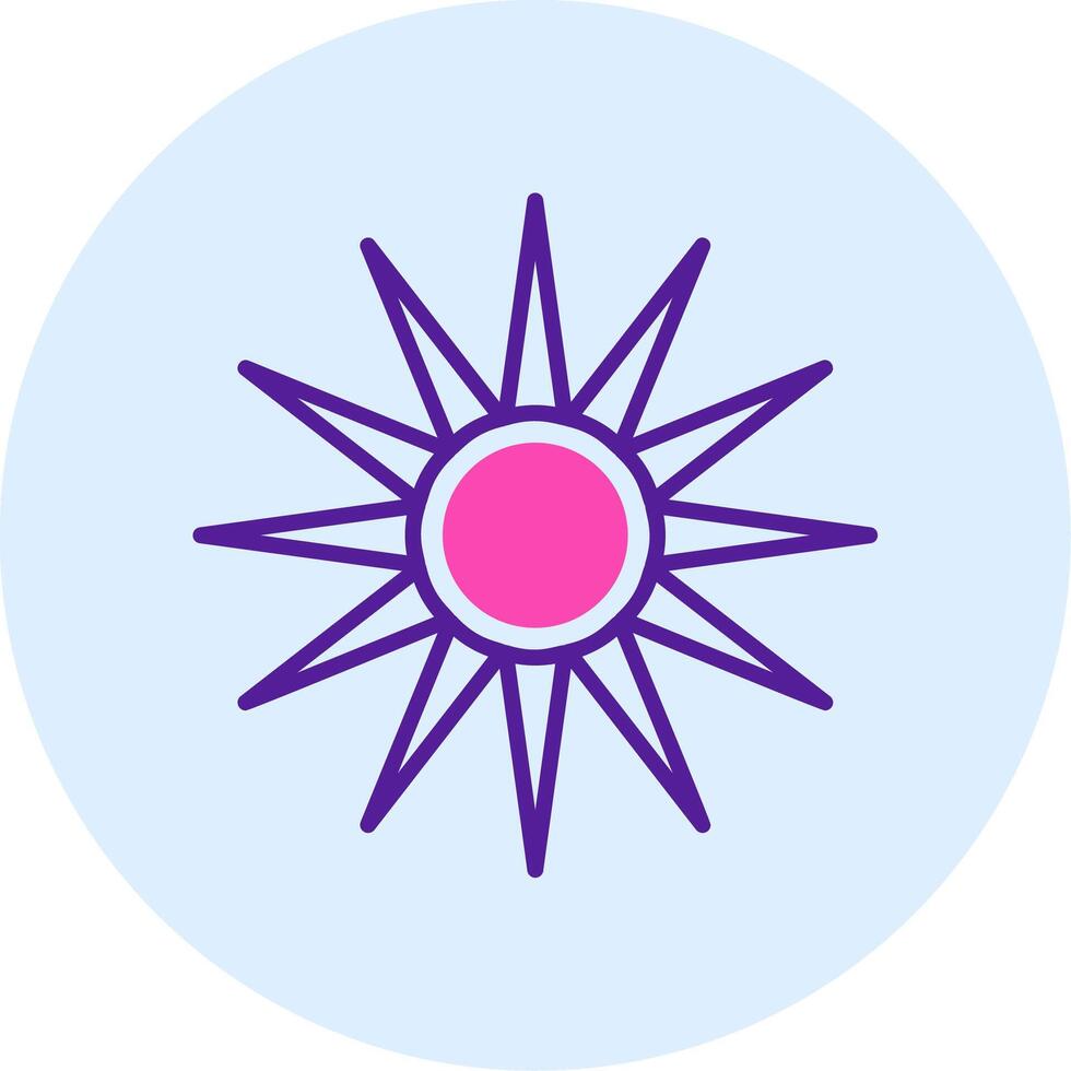 Optical Raditon Vector Icon