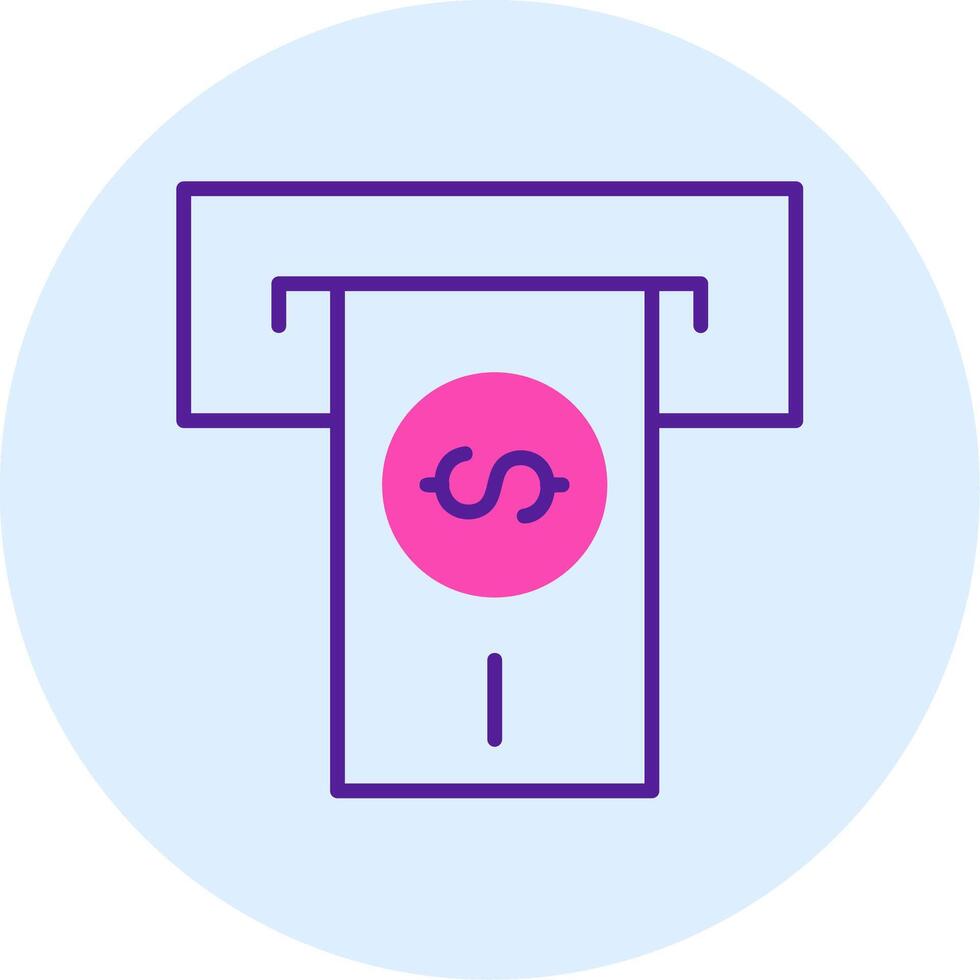 Withdraw Money Vector Icon