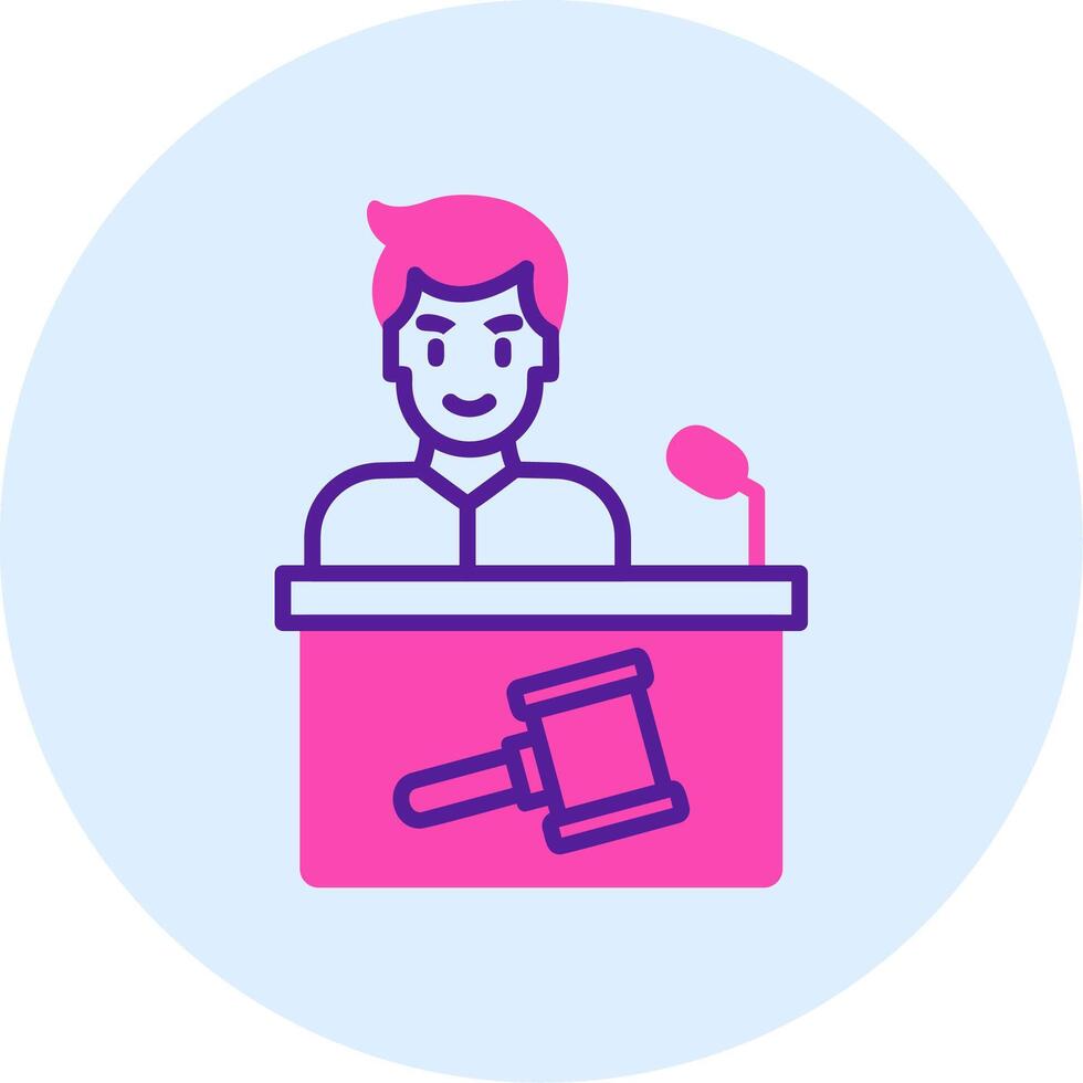 Auction Vector Icon