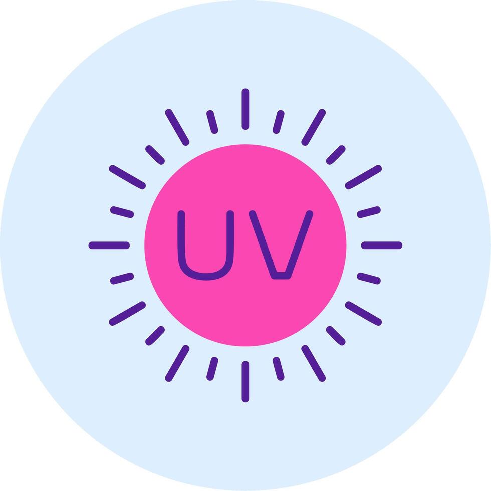 Ultravoilet Vector Icon
