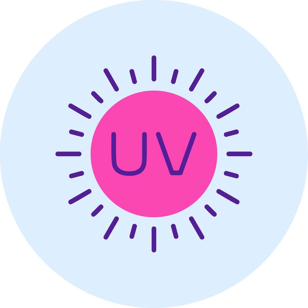 ultravioleta vector icono