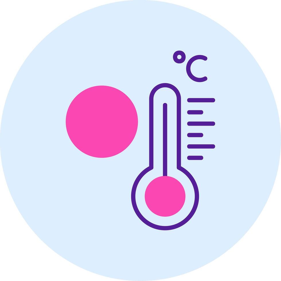 High Temperature Vector Icon