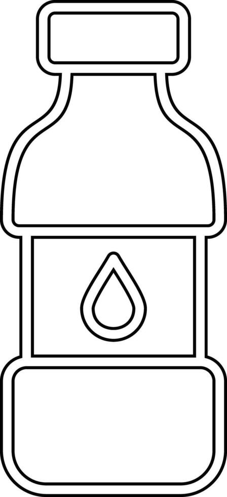Water Bottle Vector Icon