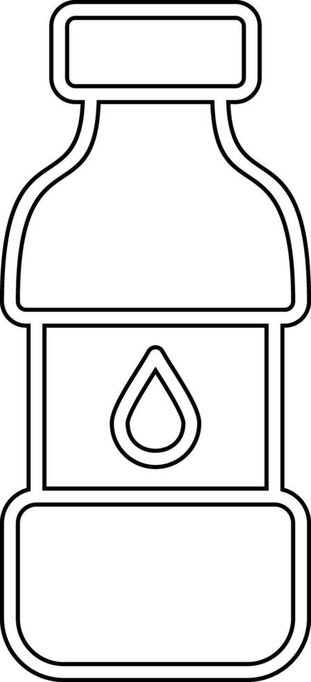 Water Bottle Vector Icon