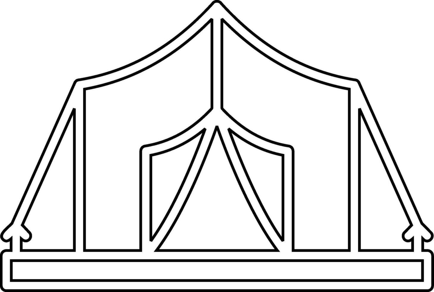 Tent Vector Icon