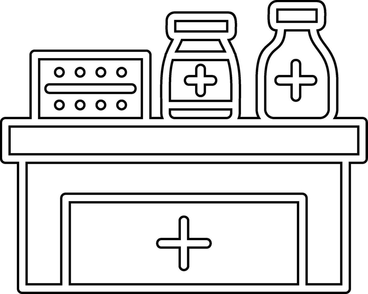 icono de vector de medicamentos