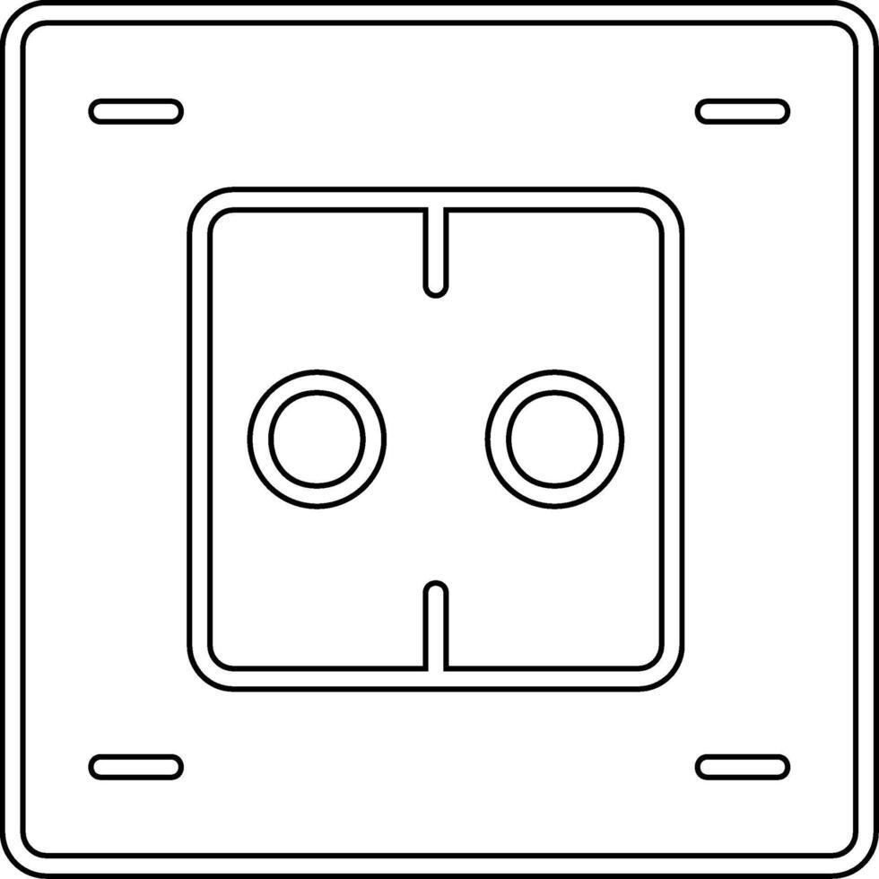 Electric Socket Vector Icon