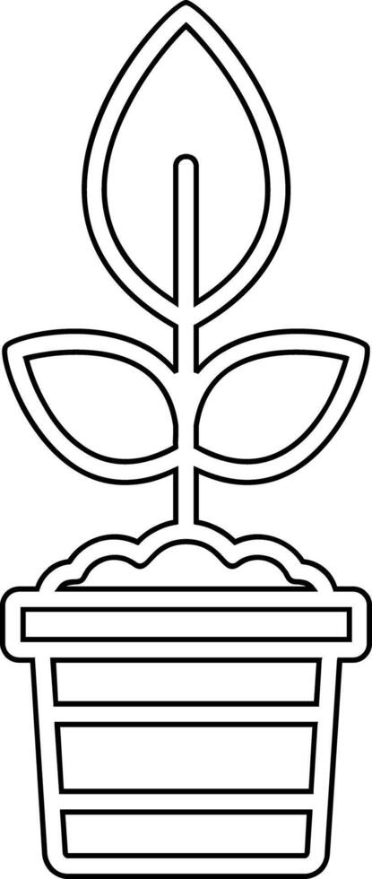 icono de vector de planta