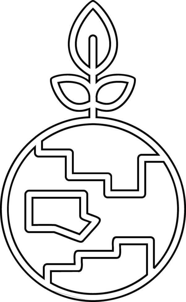 Green Earth Vector Icon