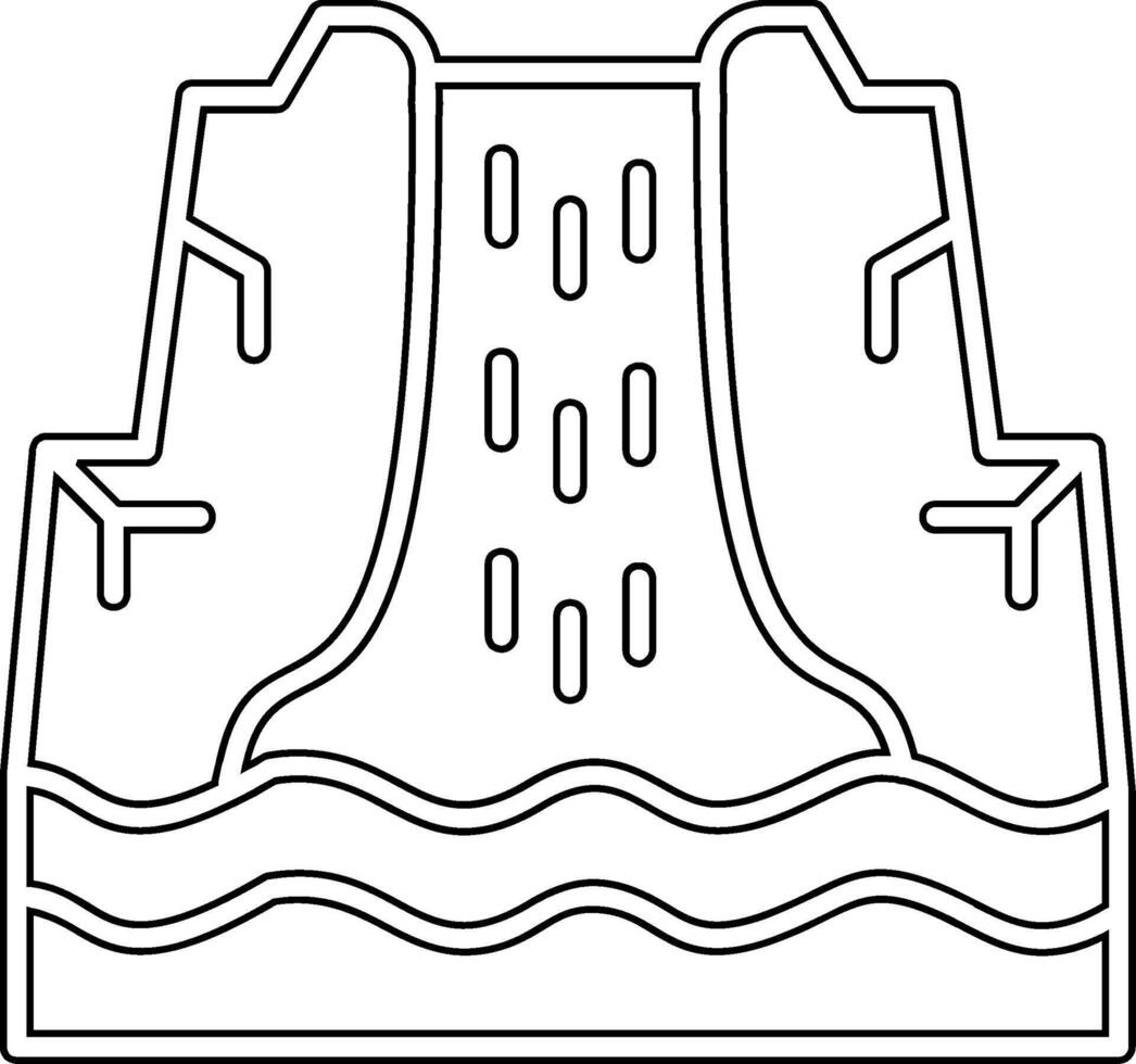 Waterfal Vector Icon