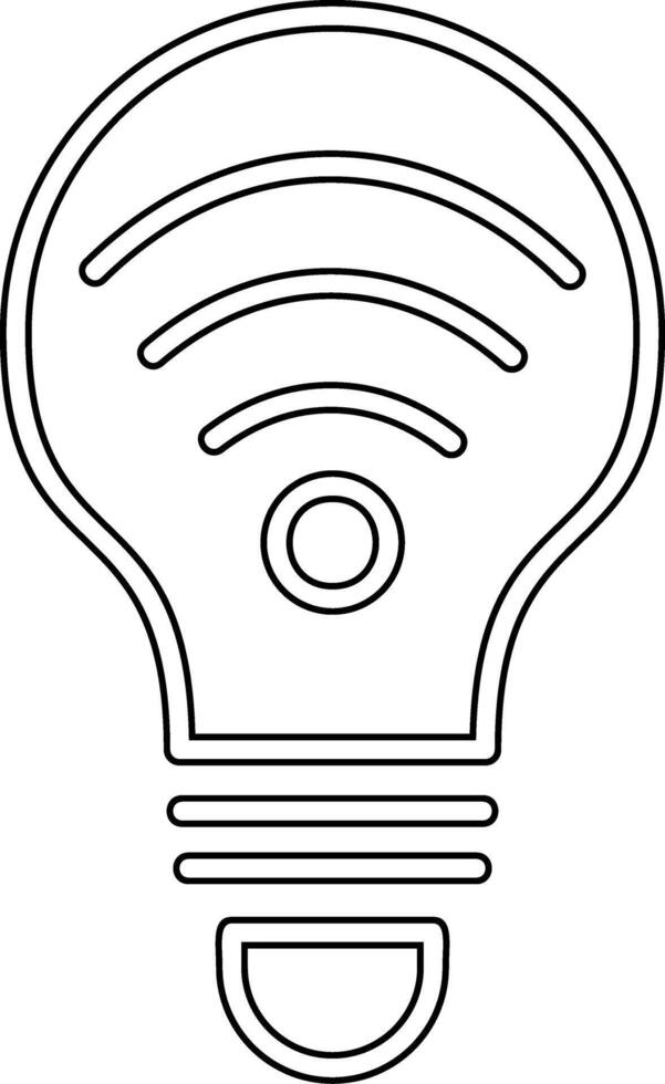 Smart Bulb Vector Icon