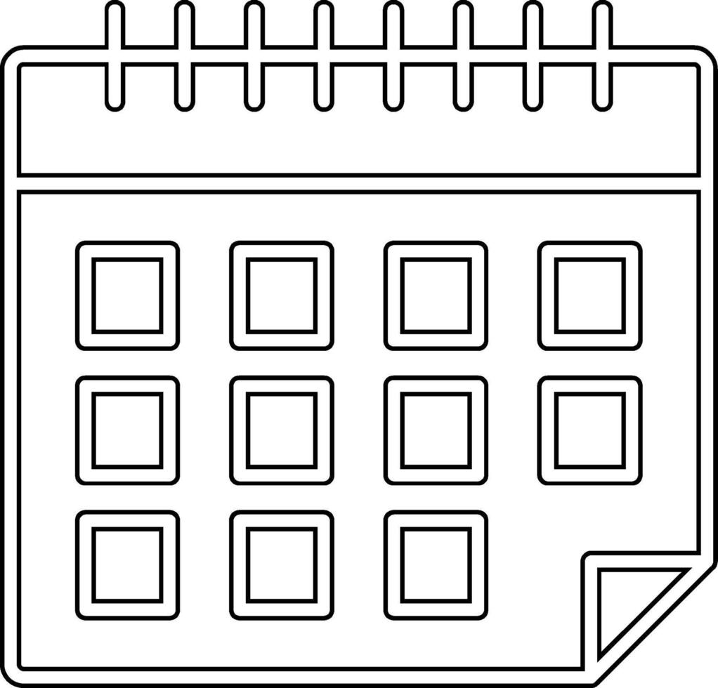 Calendar Vector Icon