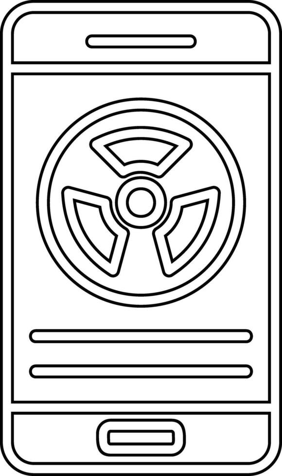 Rdiation Vector Icon