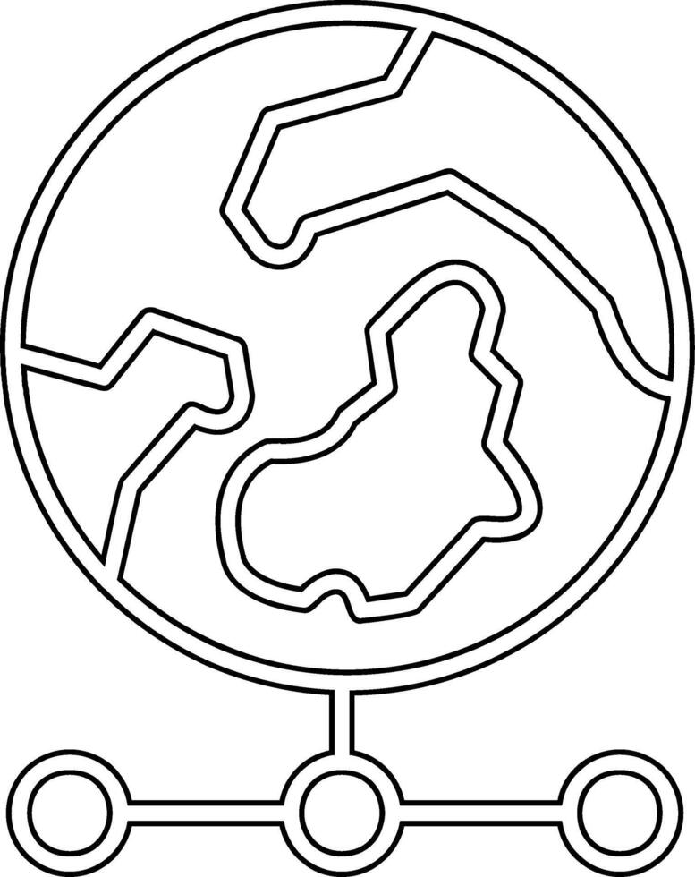 World Grid Vector Icon