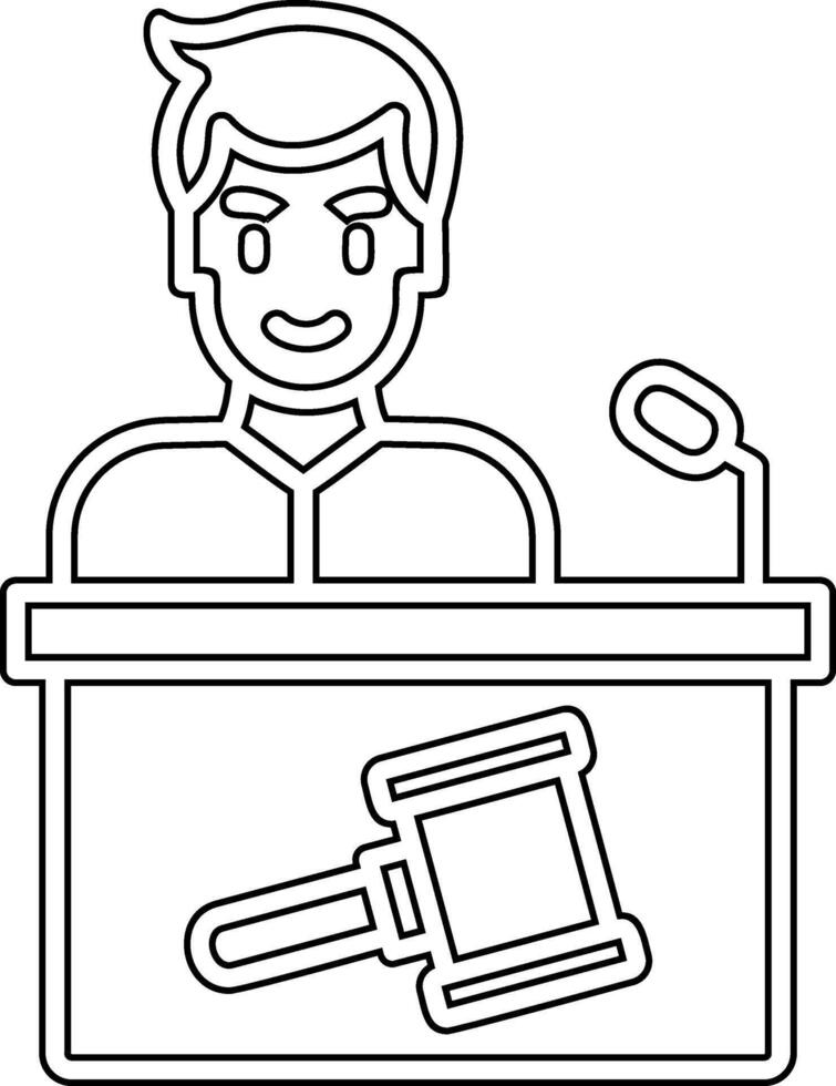 Auction Vector Icon