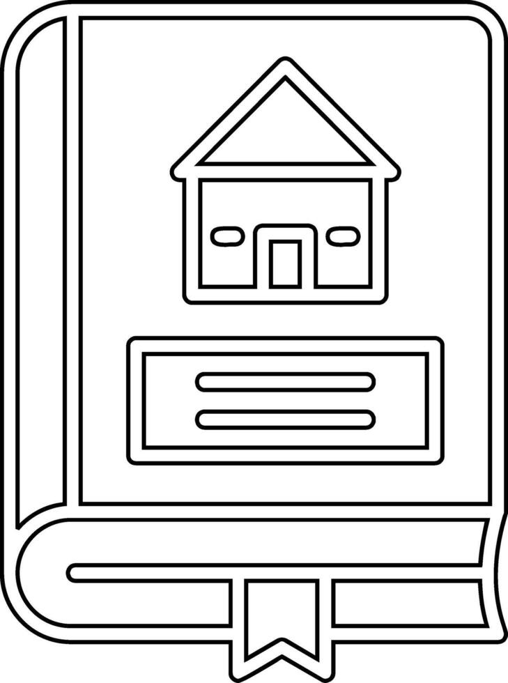 Architecture Book Vector Icon