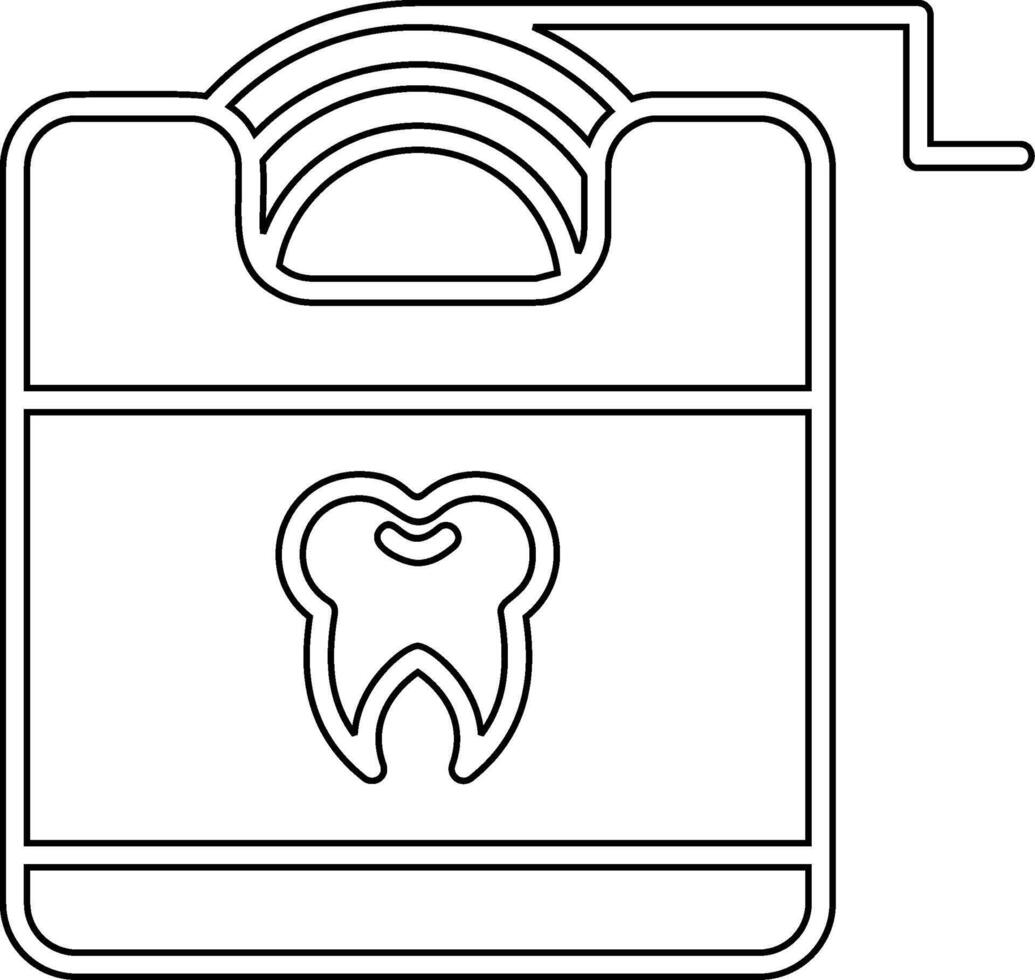 Dental Floss Vector Icon