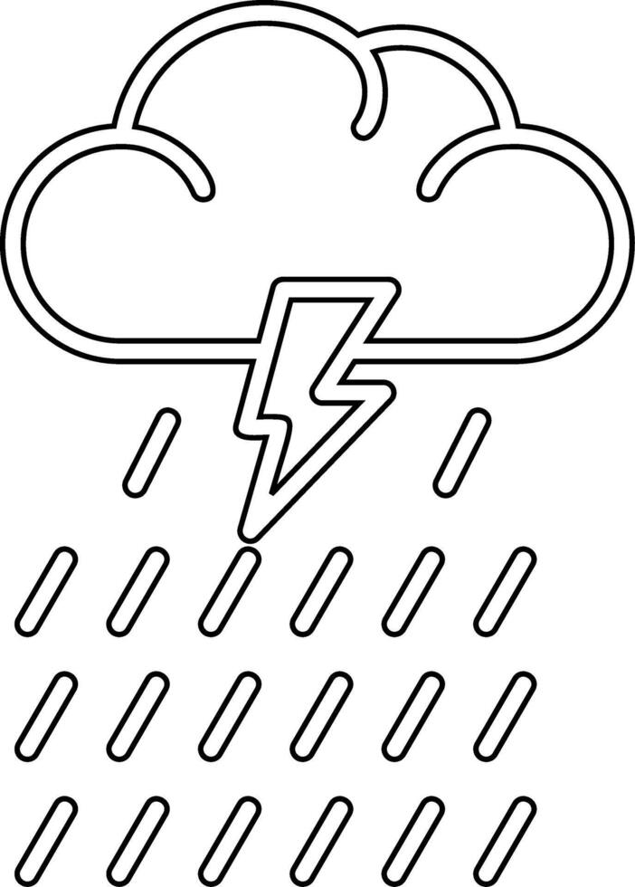 Rain Vector Icon