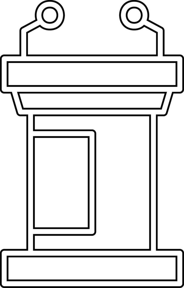 Podium Vector Icon