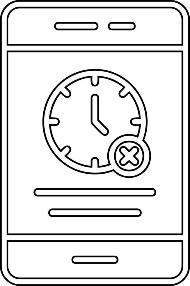 No Time Vector Icon