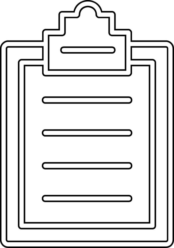 Clipboard Vector Icon