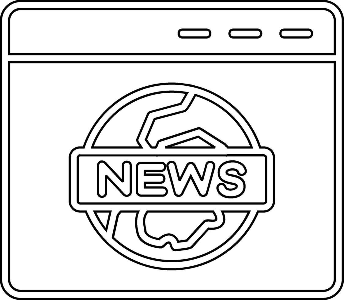 News Report Vector Icon