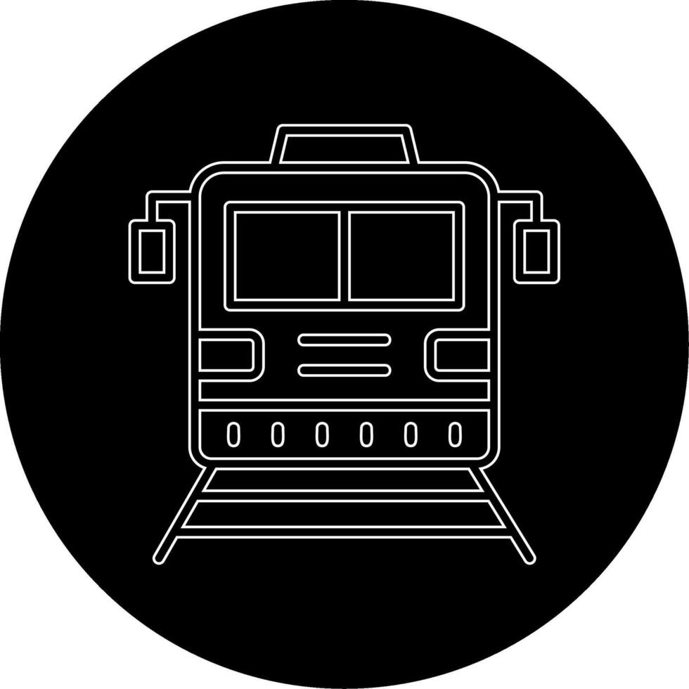 icono de vector de tren