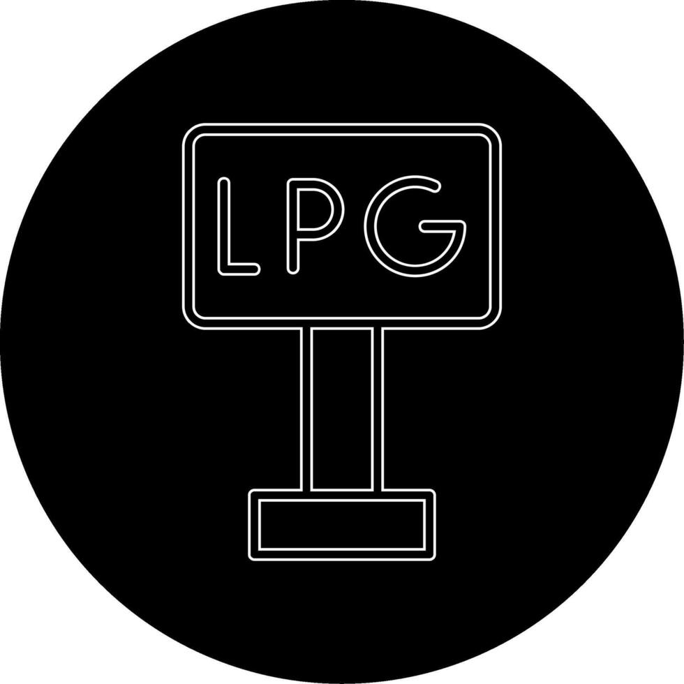 Liquefied Petroleum Gas Vector Icon