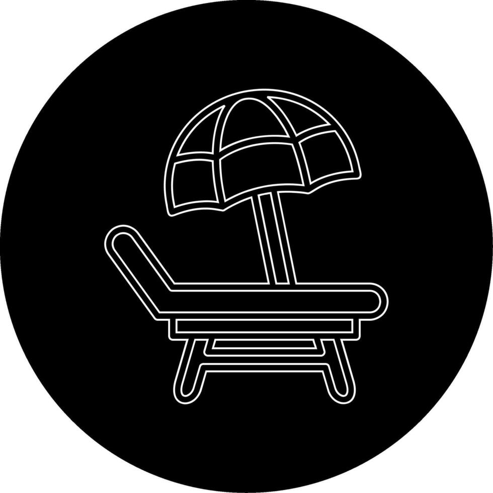 Beach Chair Vector Icon