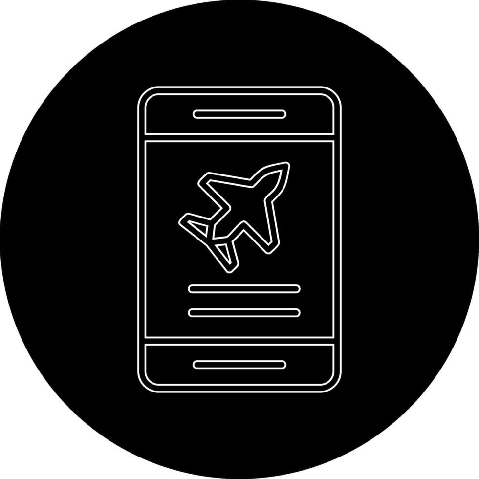 Plane Ticket booking Vector Icon