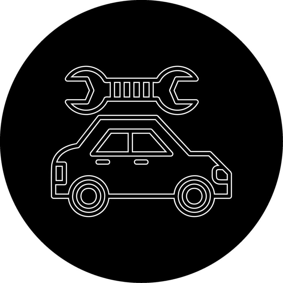 coche mantenimiento vector icono