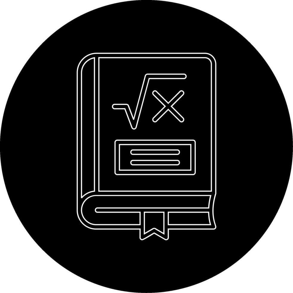 Maths Book Vector Icon