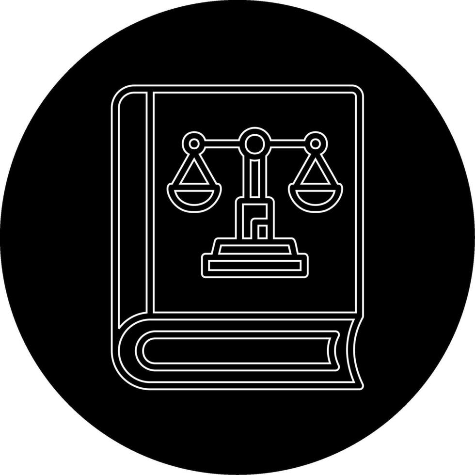 justicia libro vector icono