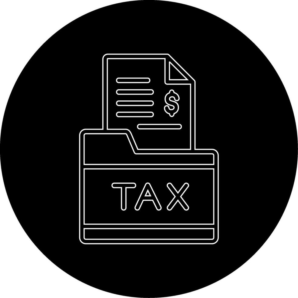 Tax Folder Vector Icon