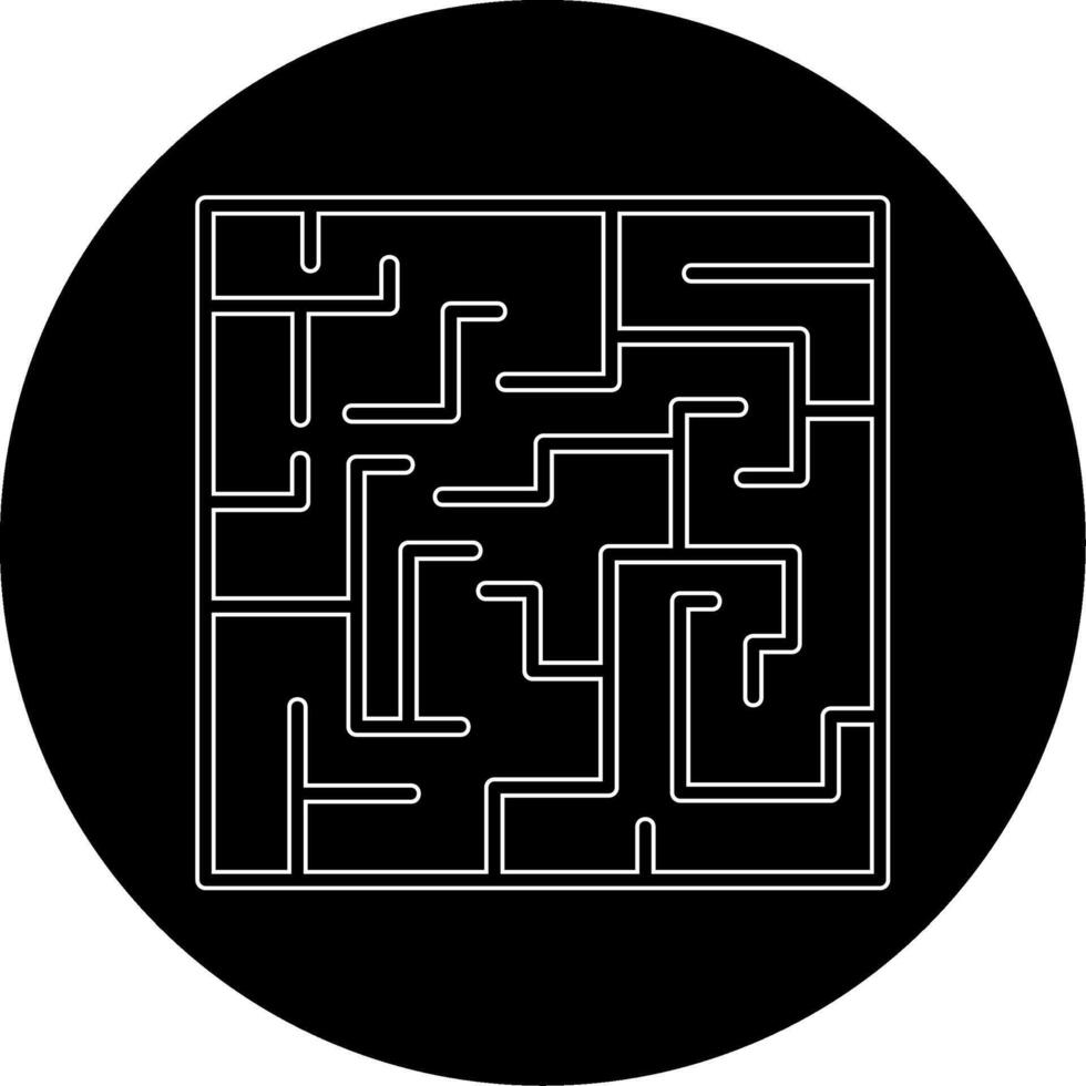 Maze Vector Icon