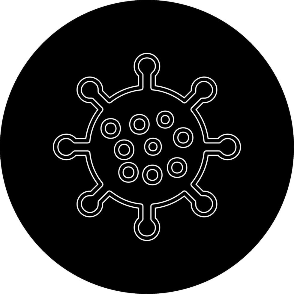 icono de vector de virus