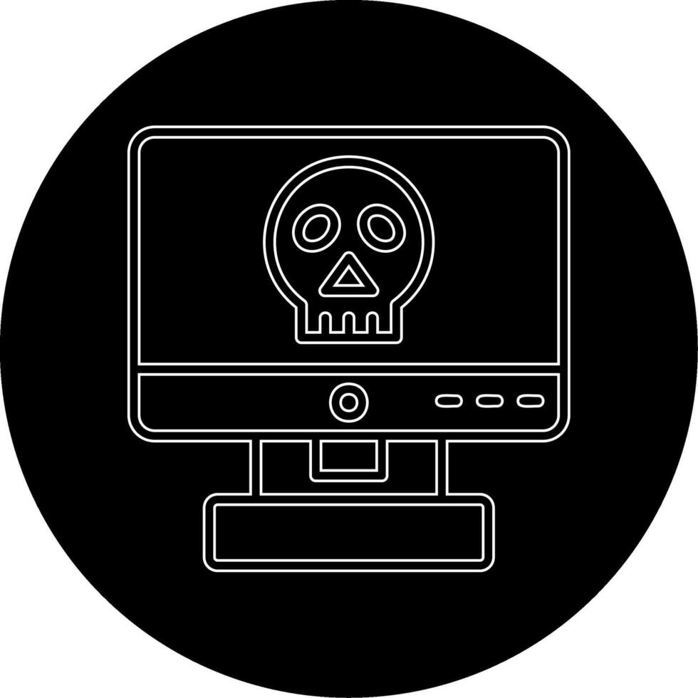 Computer Hacking Vector Icon