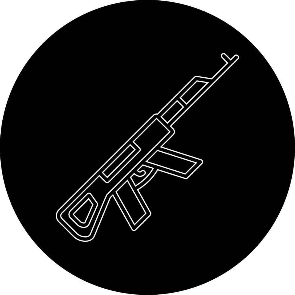 ak47 vector icono