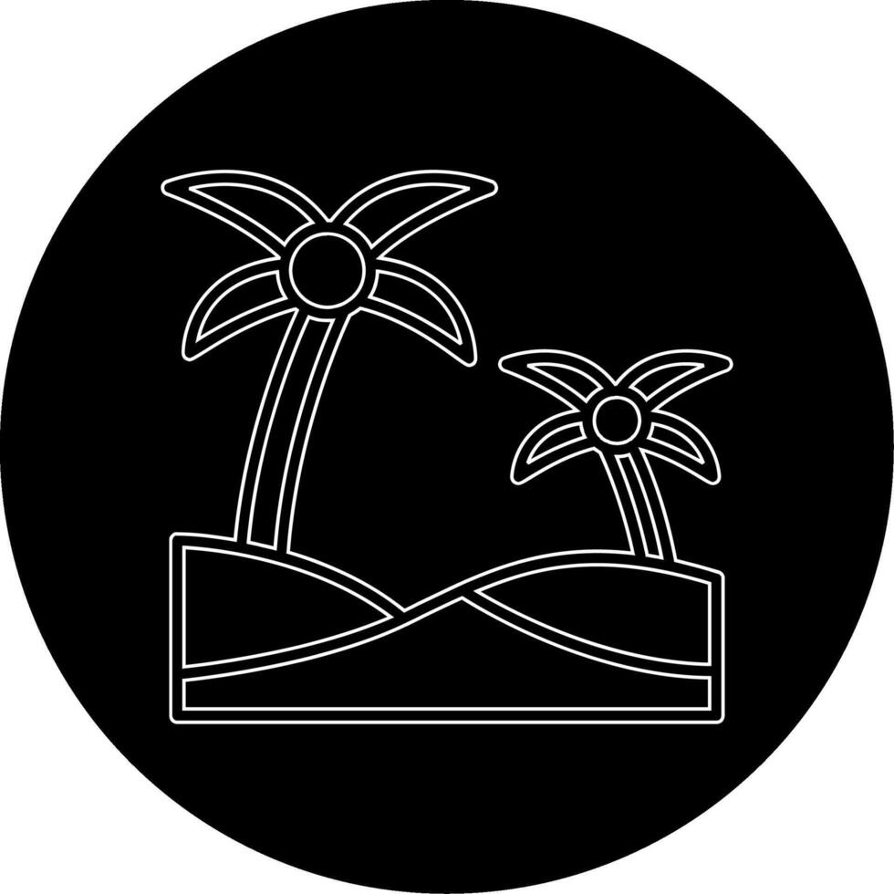 oasis vector icono