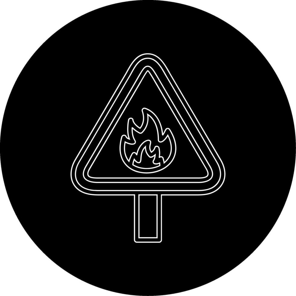 Flammable Vector Icon