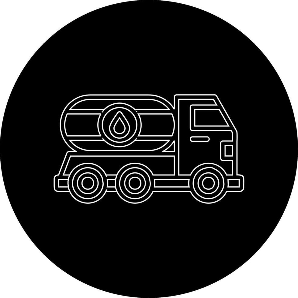 petróleo camión vector icono