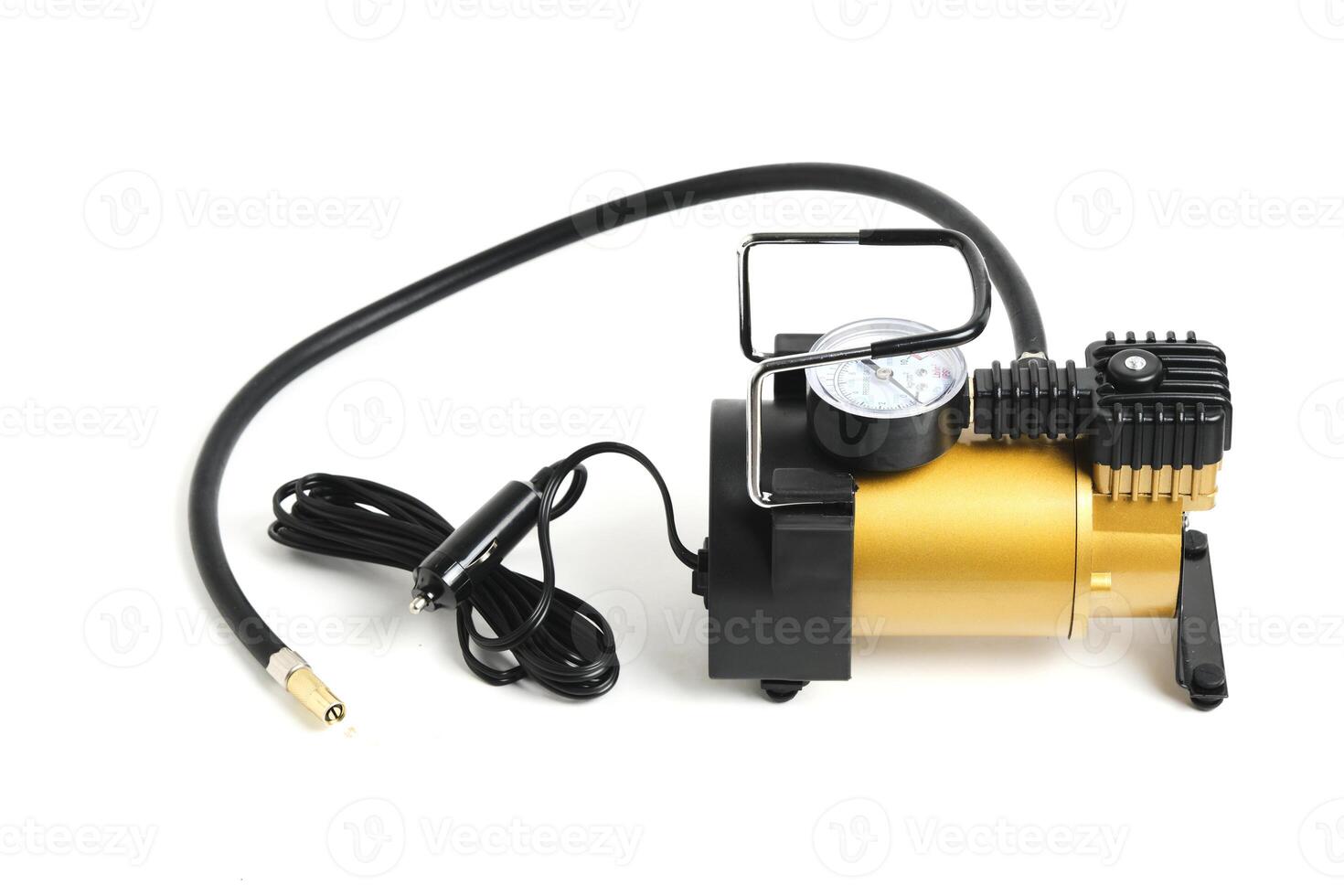 Car electric pump on a white background. photo