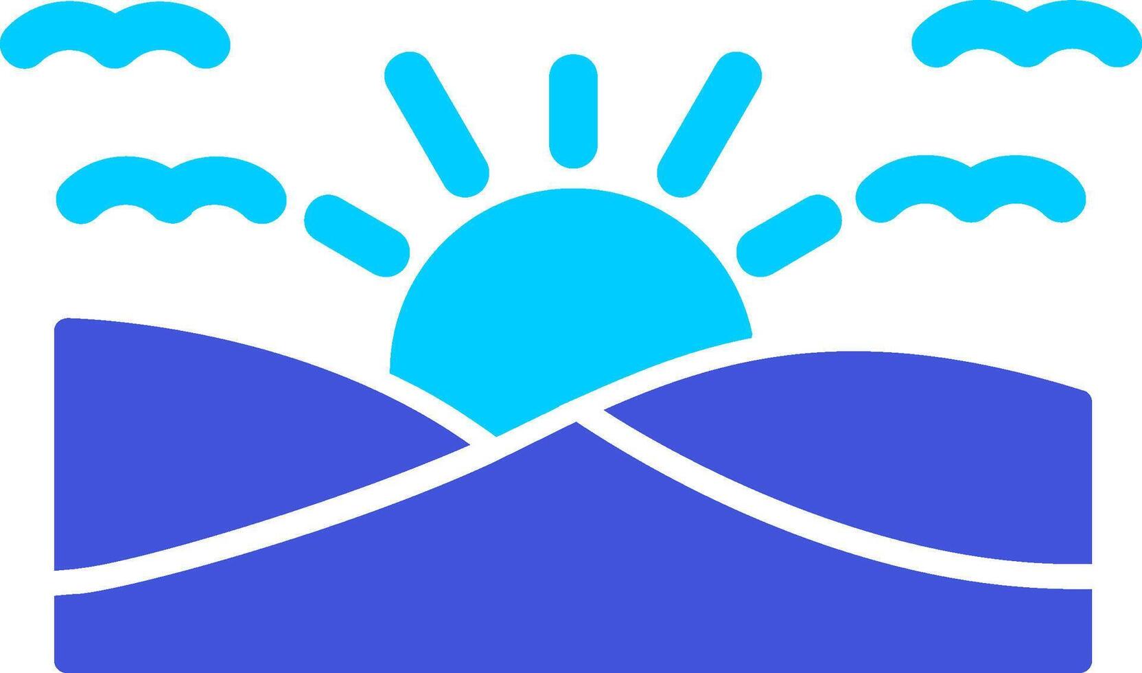 sunset Vector Icon