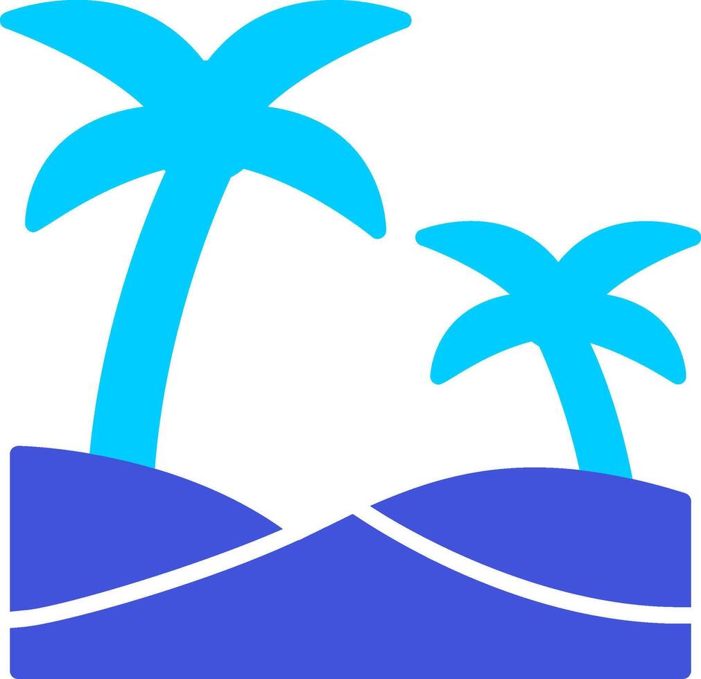 Oasis Vector Icon