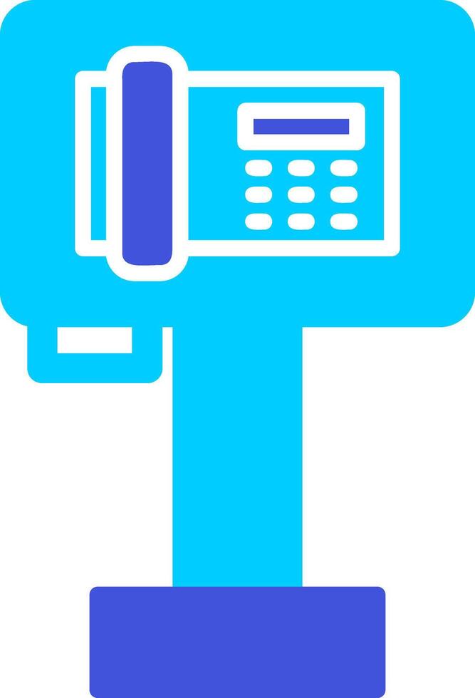 público teléfono vector icono