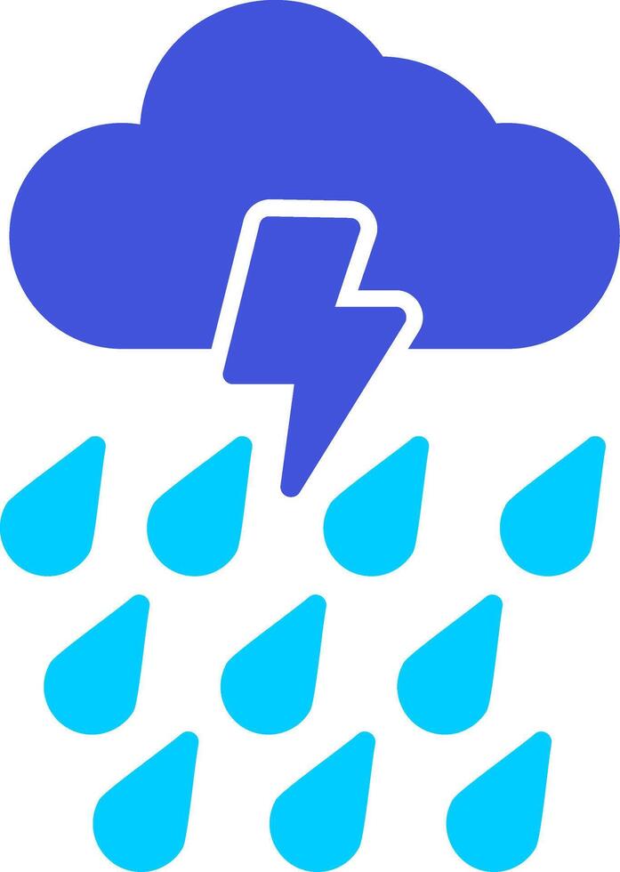 Rain Vector Icon