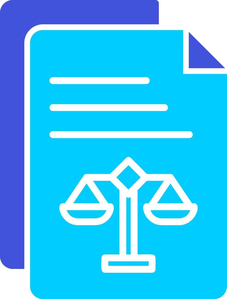 Legal Document Vector Icon