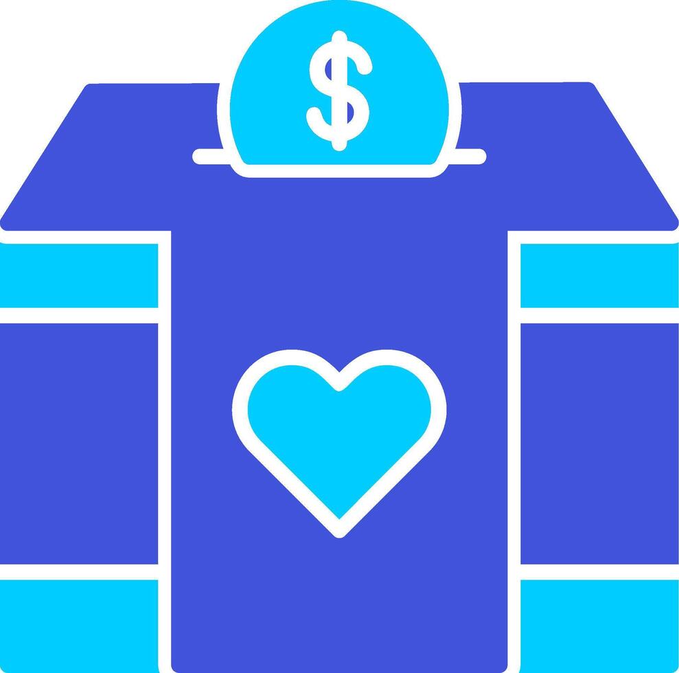 Charity Box Vector Icon